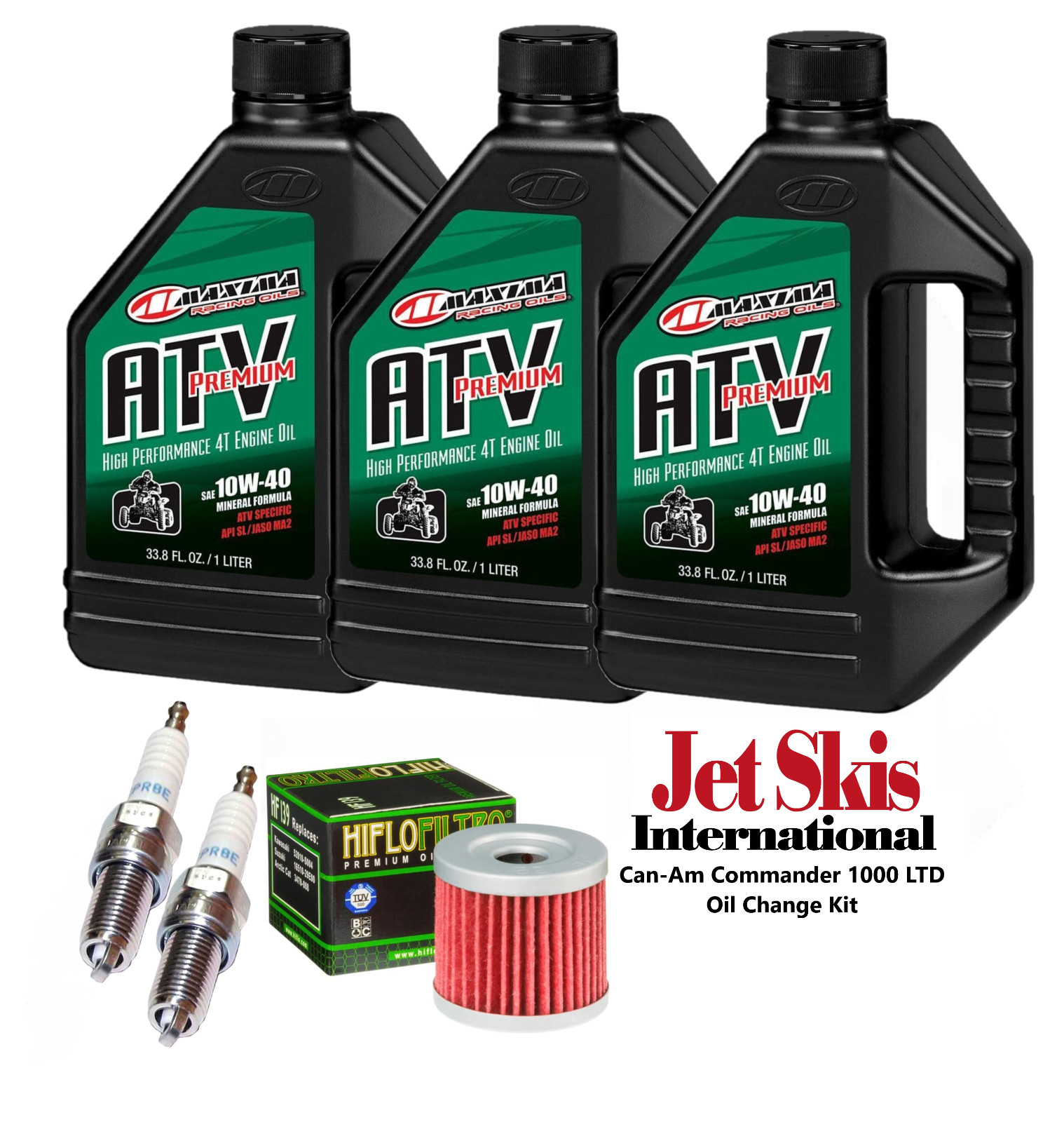 New Can-Am Commander 1000 LTD Oil Change Kit 10W40 (2011-2020)