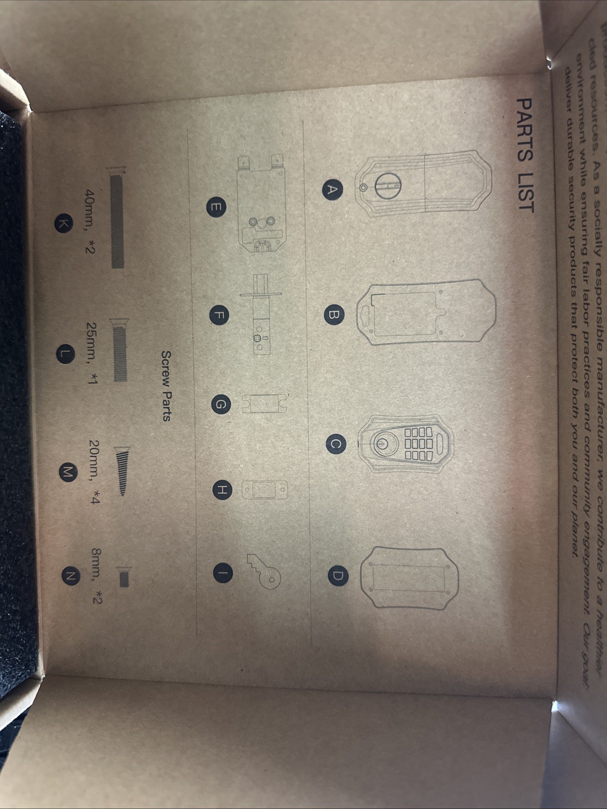 NEW Mendock Smart Lock PN: UF01-VB