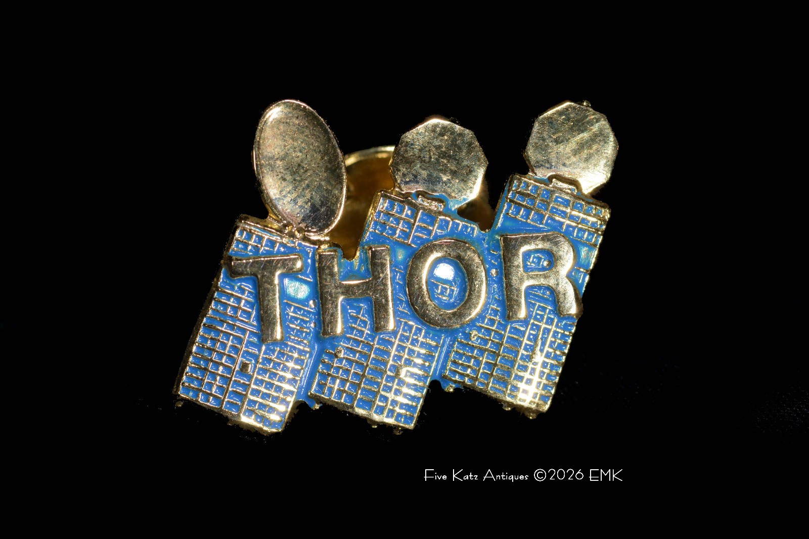 Vintage - Thor Program - Logo Enamel Lapel Pin - NASA - Space Flight - Mission