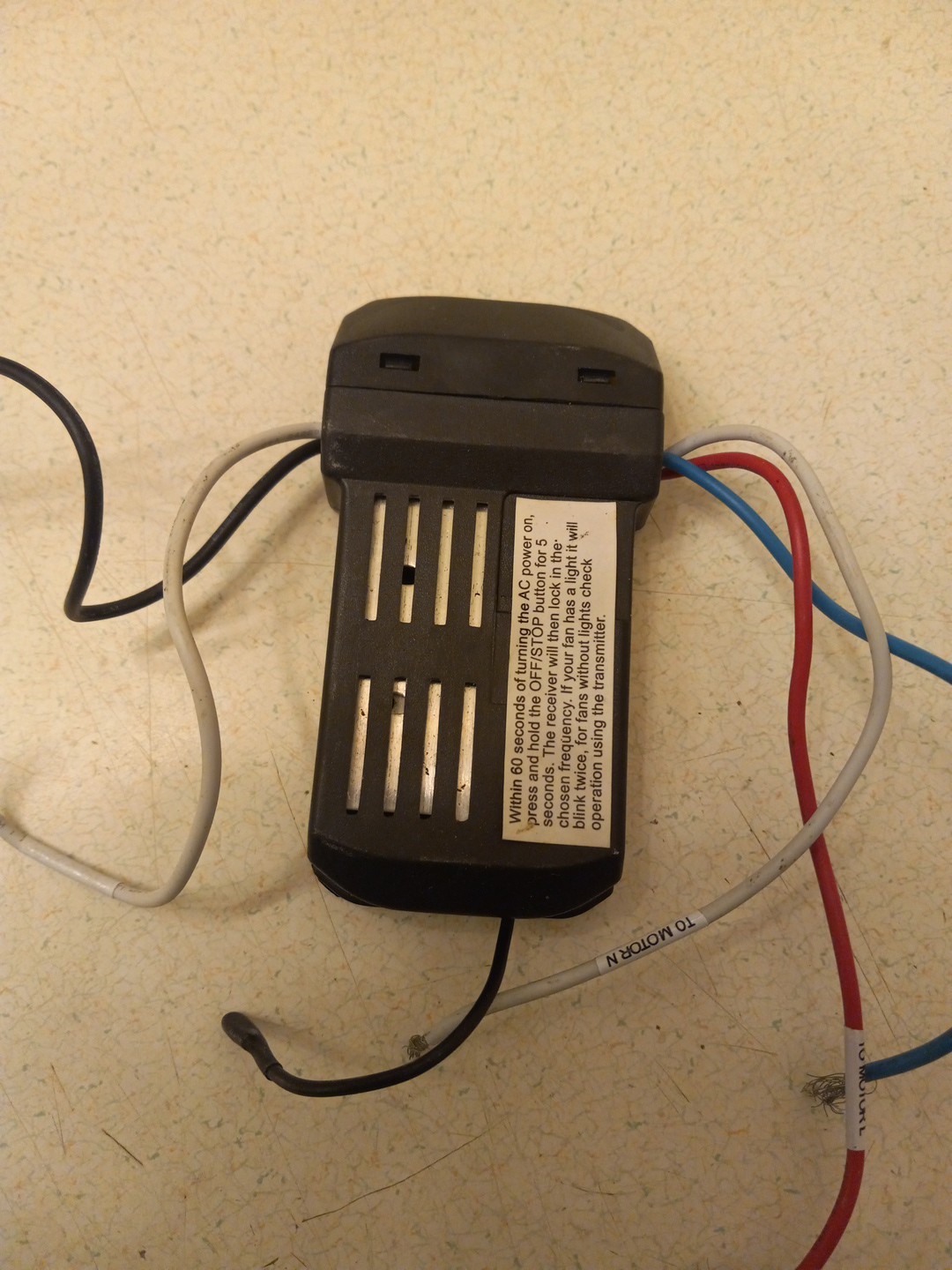 UC7067RA Ceiling Fan Reciever Controller