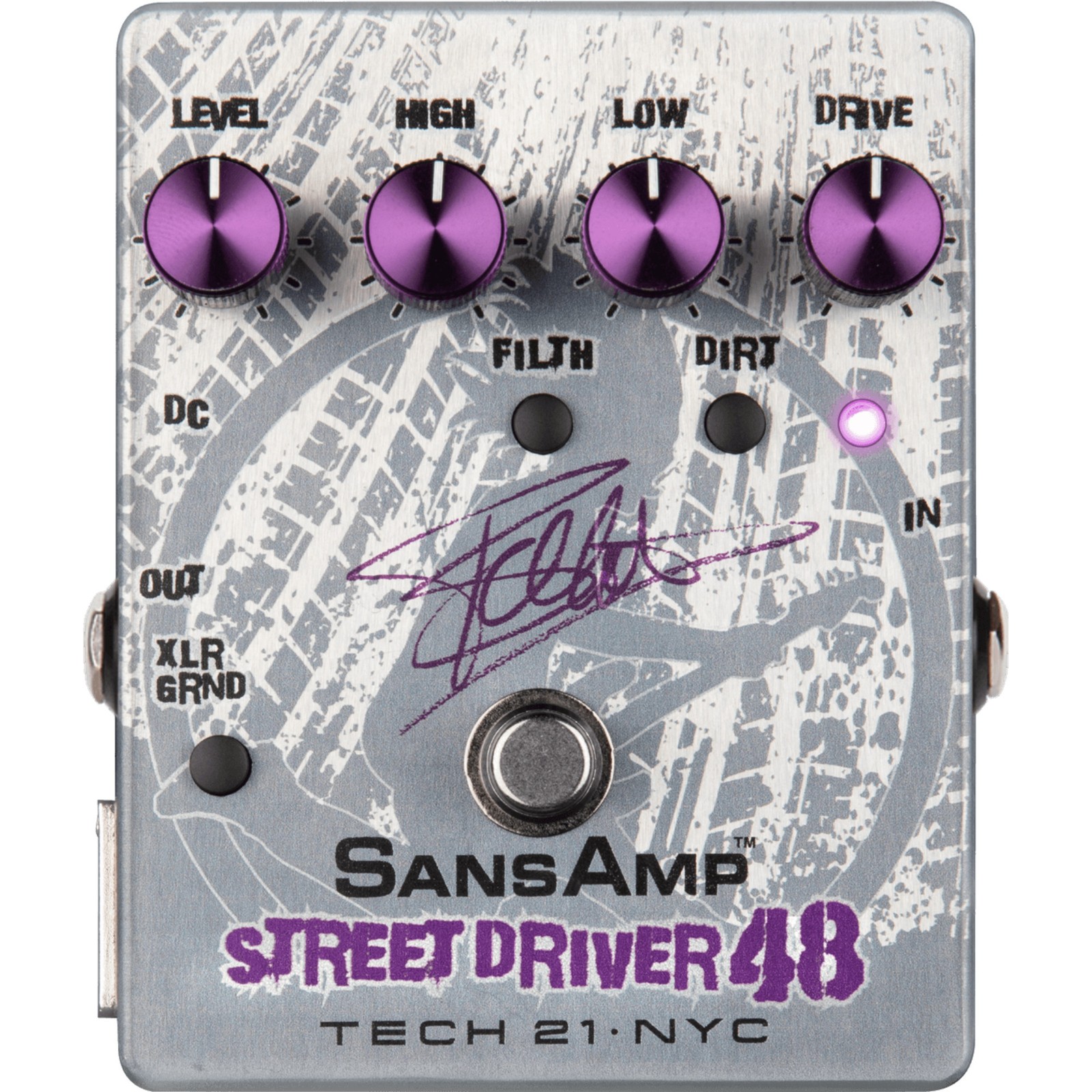 Tech 21 Street Driver 48 Frank Bellow Signature Amp Simulator/DI Bass Pedal