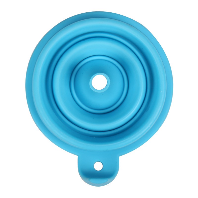 Mini Silicone Collapsible Funnel, Portable Telescoping Funnel for Kitchen