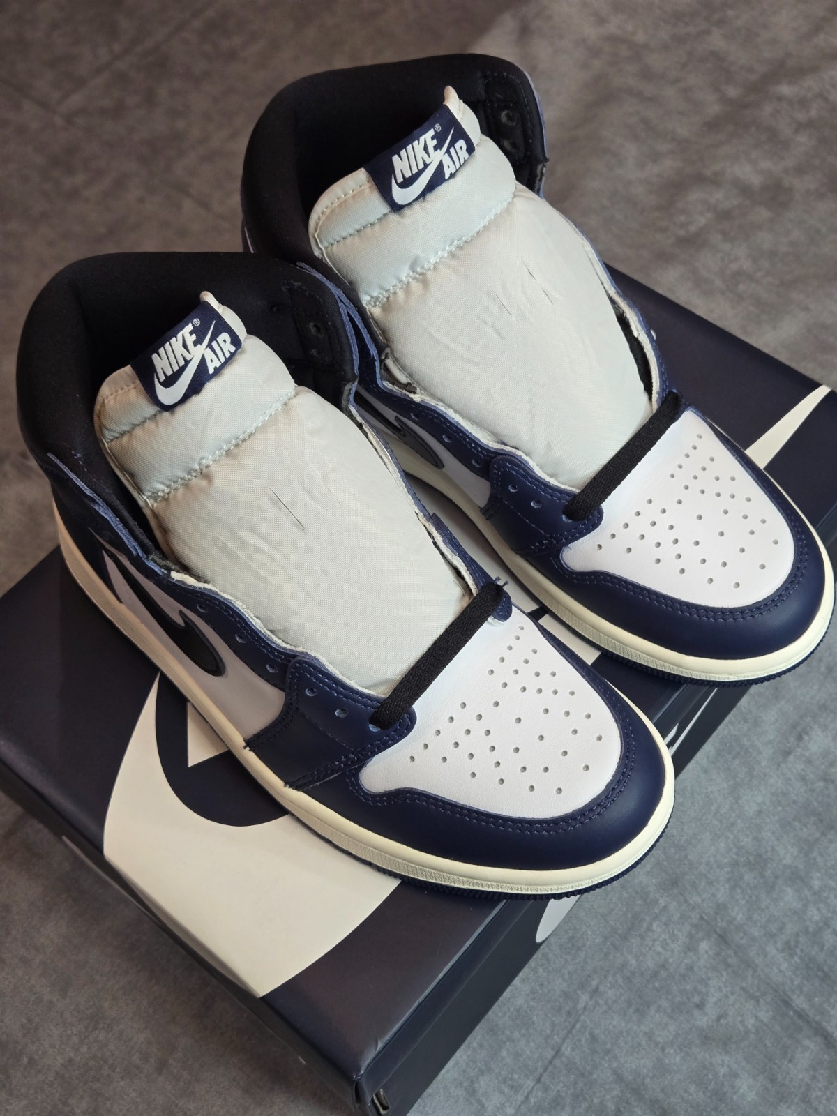 Nike Air Jordan 1 Men's Retro High OG Midnight Navy DZ5485-401 6.5M 8W