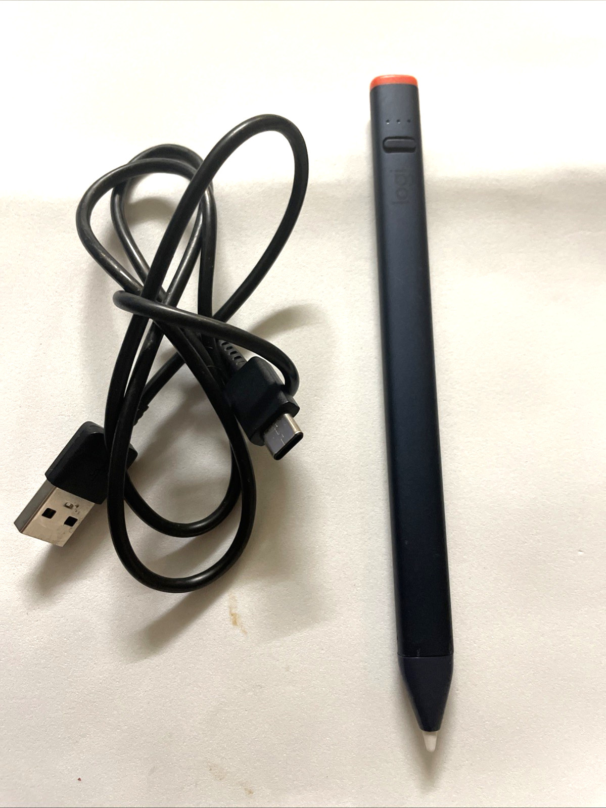 Logitech Crayon F00012 VHF USB-C Ergonomic Digital Stylus Pencil /WORKING /