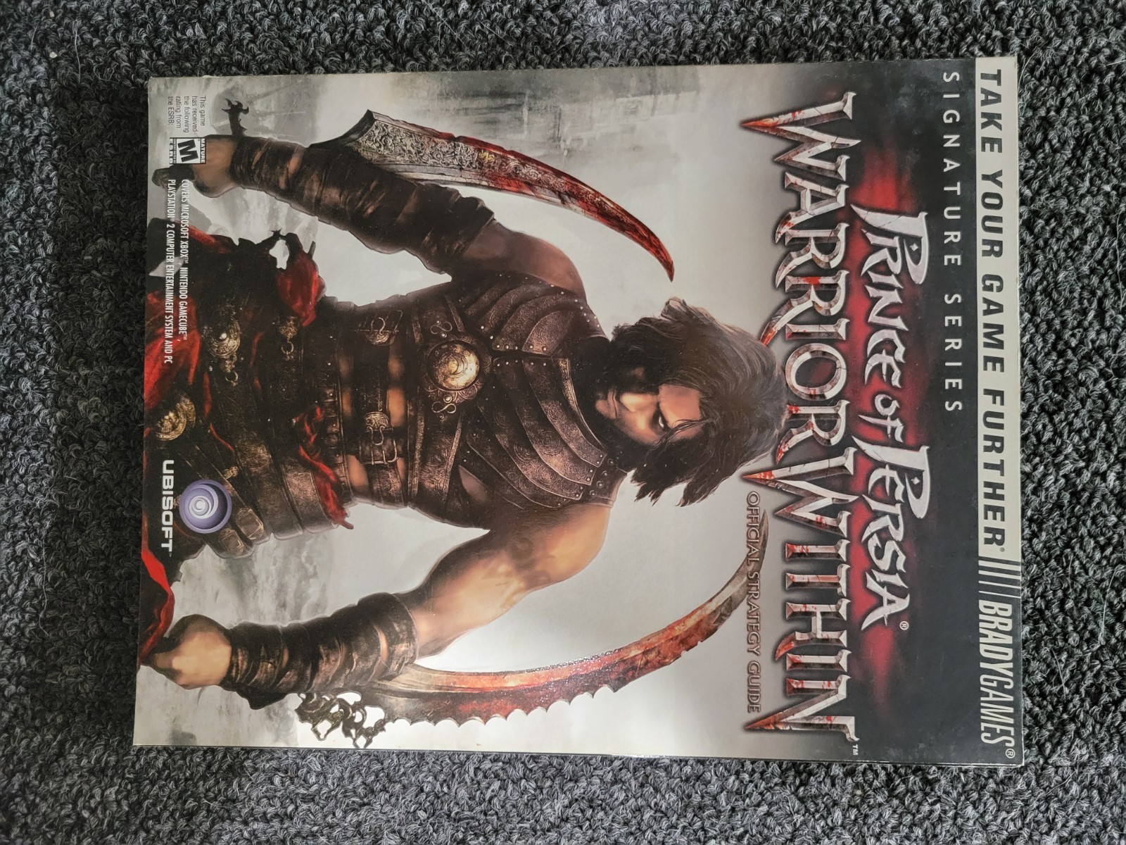 Prince Of Persia Warrior Within Brady Strategy Guide Playstation 2 Xbox W/poster