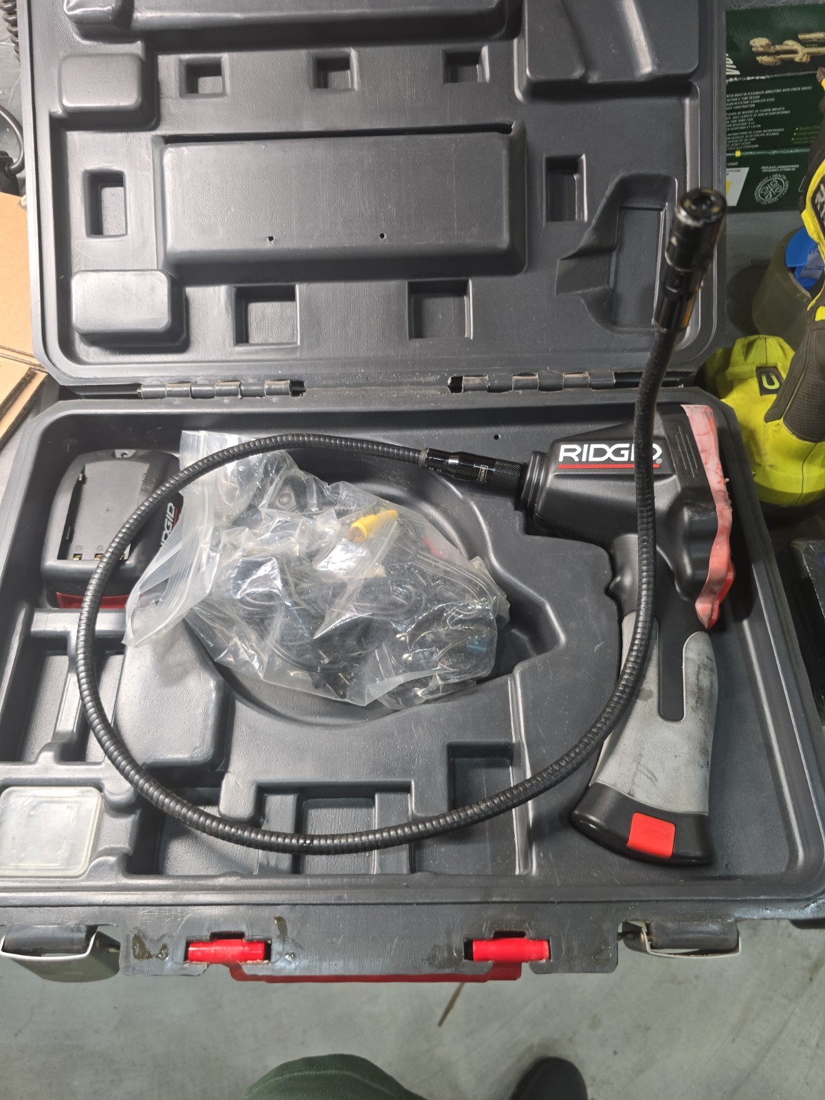Ridgid Micro CA-300 - Inspection Camera w Extension - Case & Manual