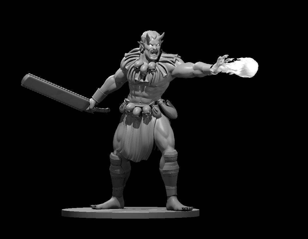 Oni Jungle Male - DND - Pathfinder - Dungeons & Dragons - RPG - Tabletop - mz425