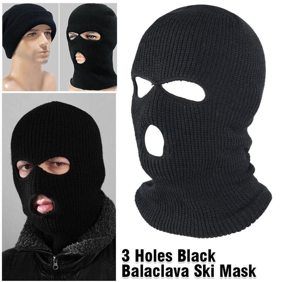 Winter Performance Balaclava black ski mask unisex Knitted Thermal Headwear