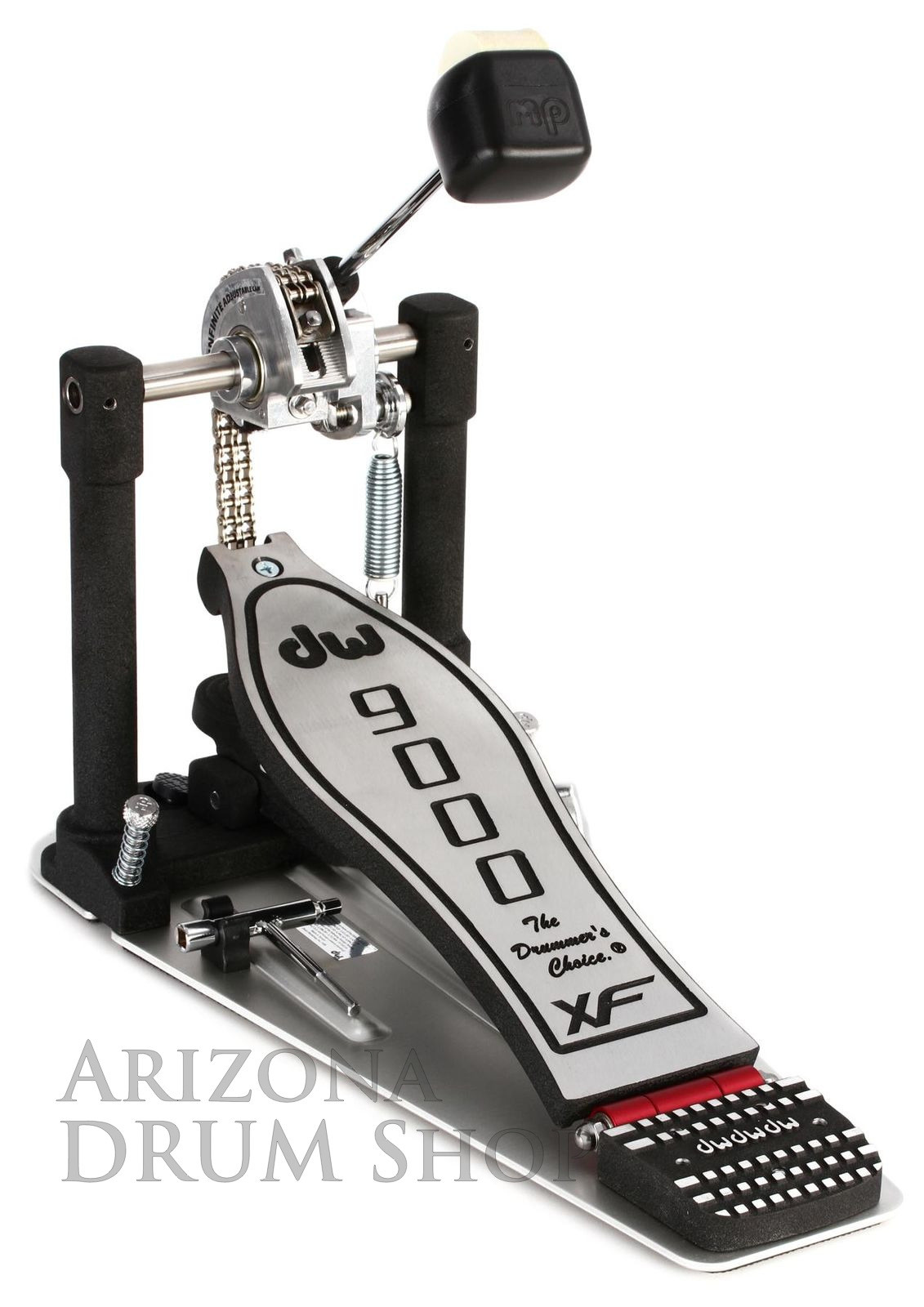 DW 9000 Extended Long Foot Board Bass Pedal DWCP9000XF NEWEST VERSION In Stock!