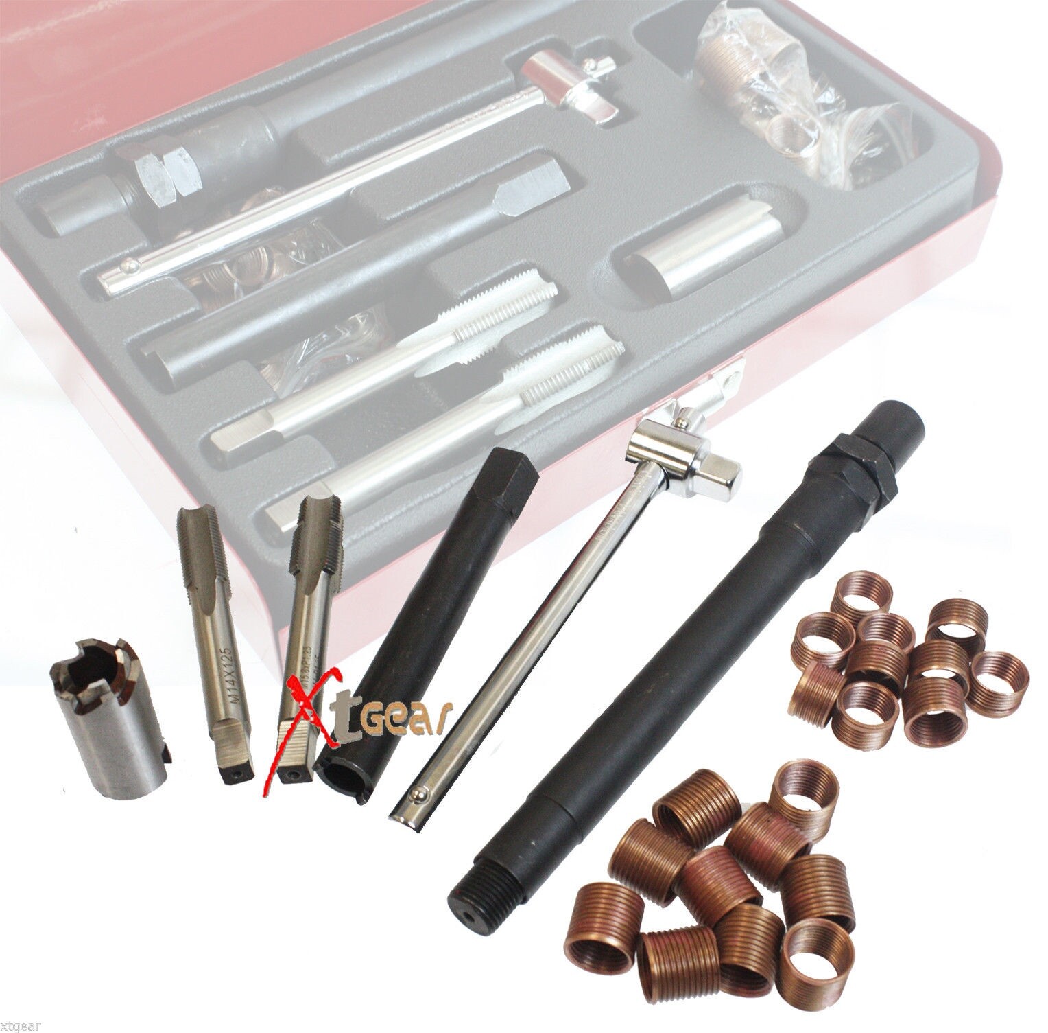 26pcS Spark Plug M14 x 1.25 Tap Thread Repair Kit Rethtreading
