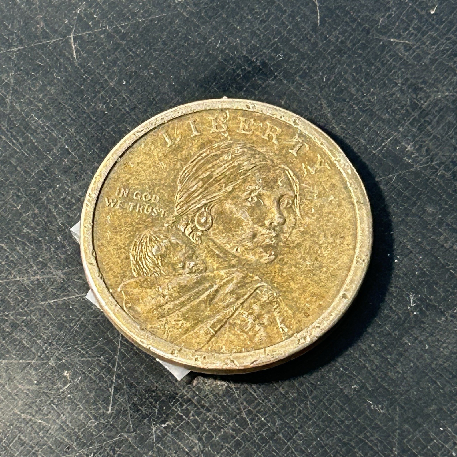 RARE Sacagawea $1 Dollar Error Coin Missing Date Edge Lettering 2009+