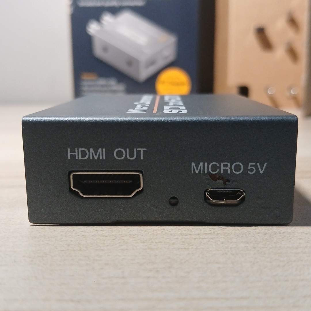 Blackmagic Design Converter Micro Converter SDI to HDMI Missing USA Plug