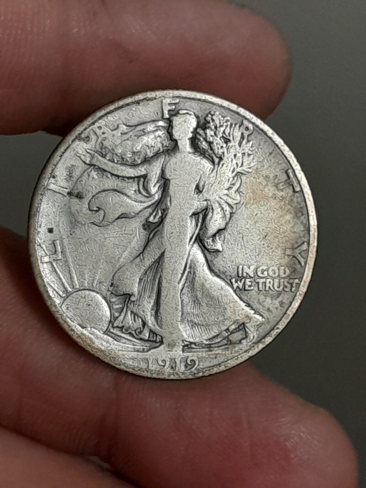 1919- S Walking Liberty Half Dollar #3