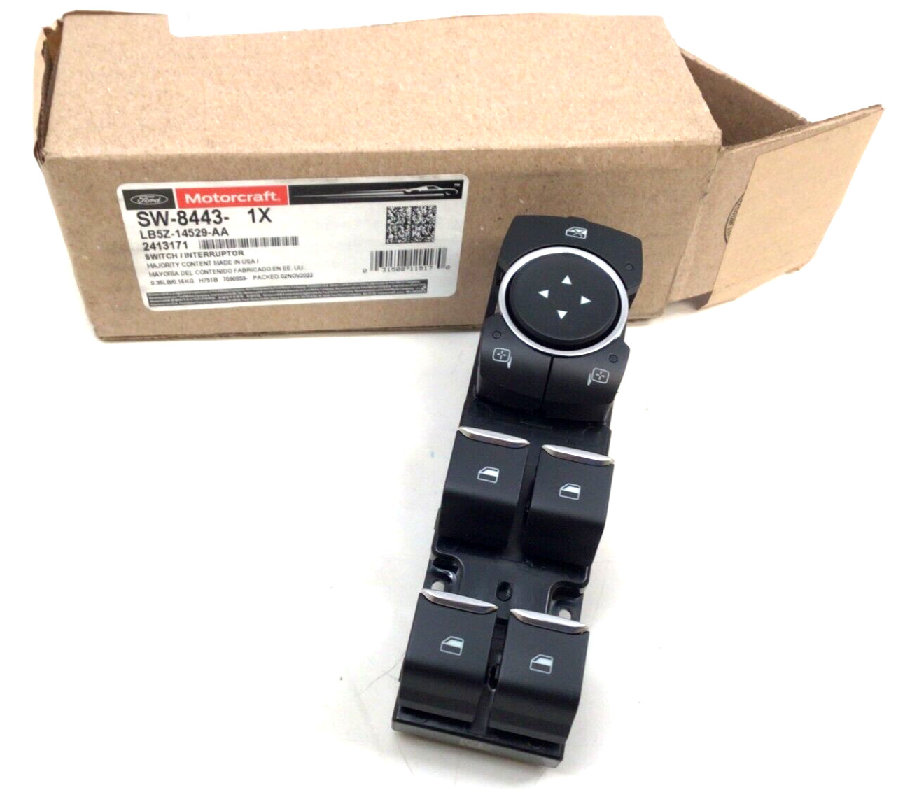 2020 - 2024 Ford Explorer front LH driver Power Window Mirror Master Switch OEM