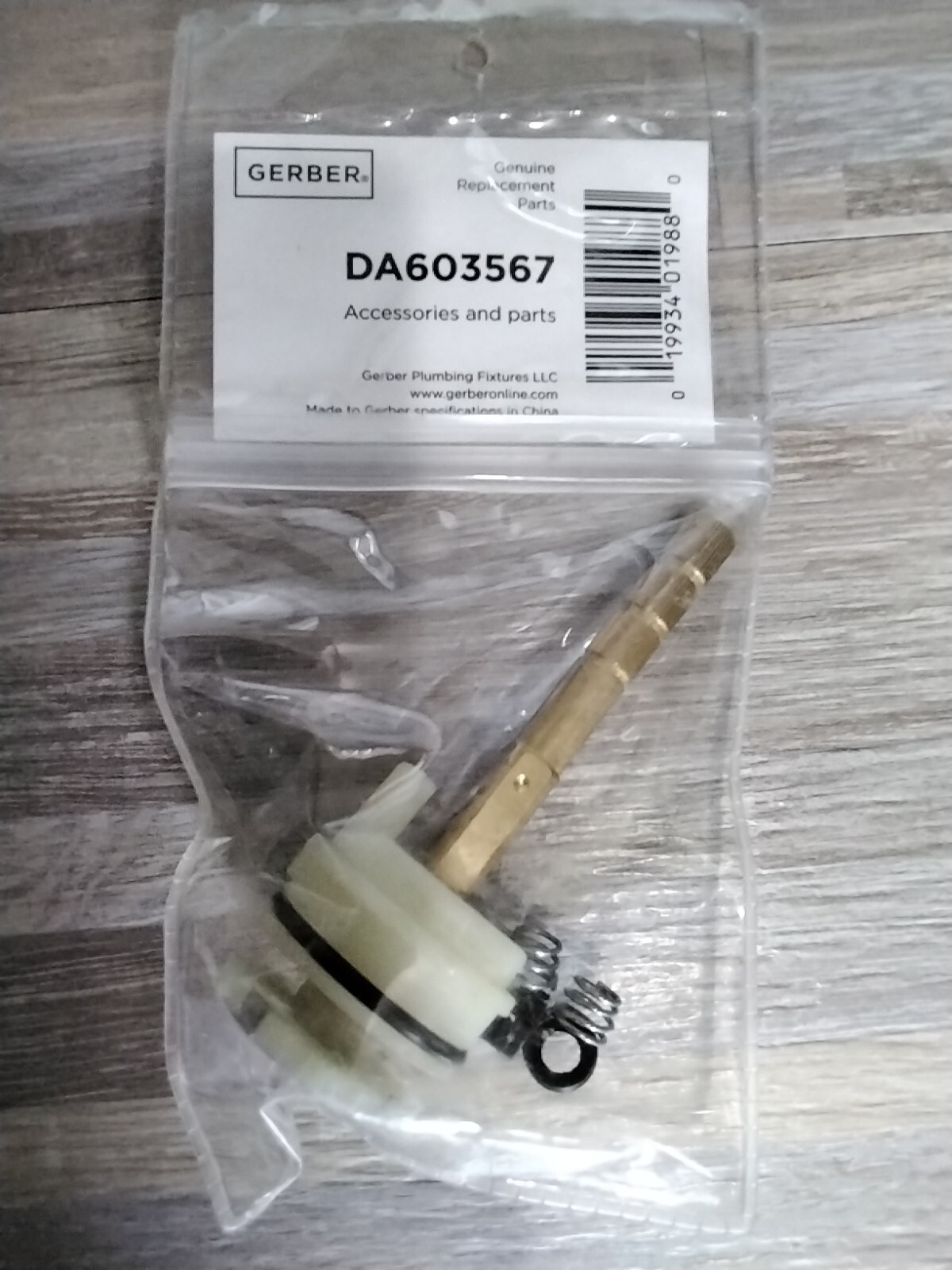 Gerber DA603567 Round Stem Washerless Cartridge for Tub and Shower Faucet