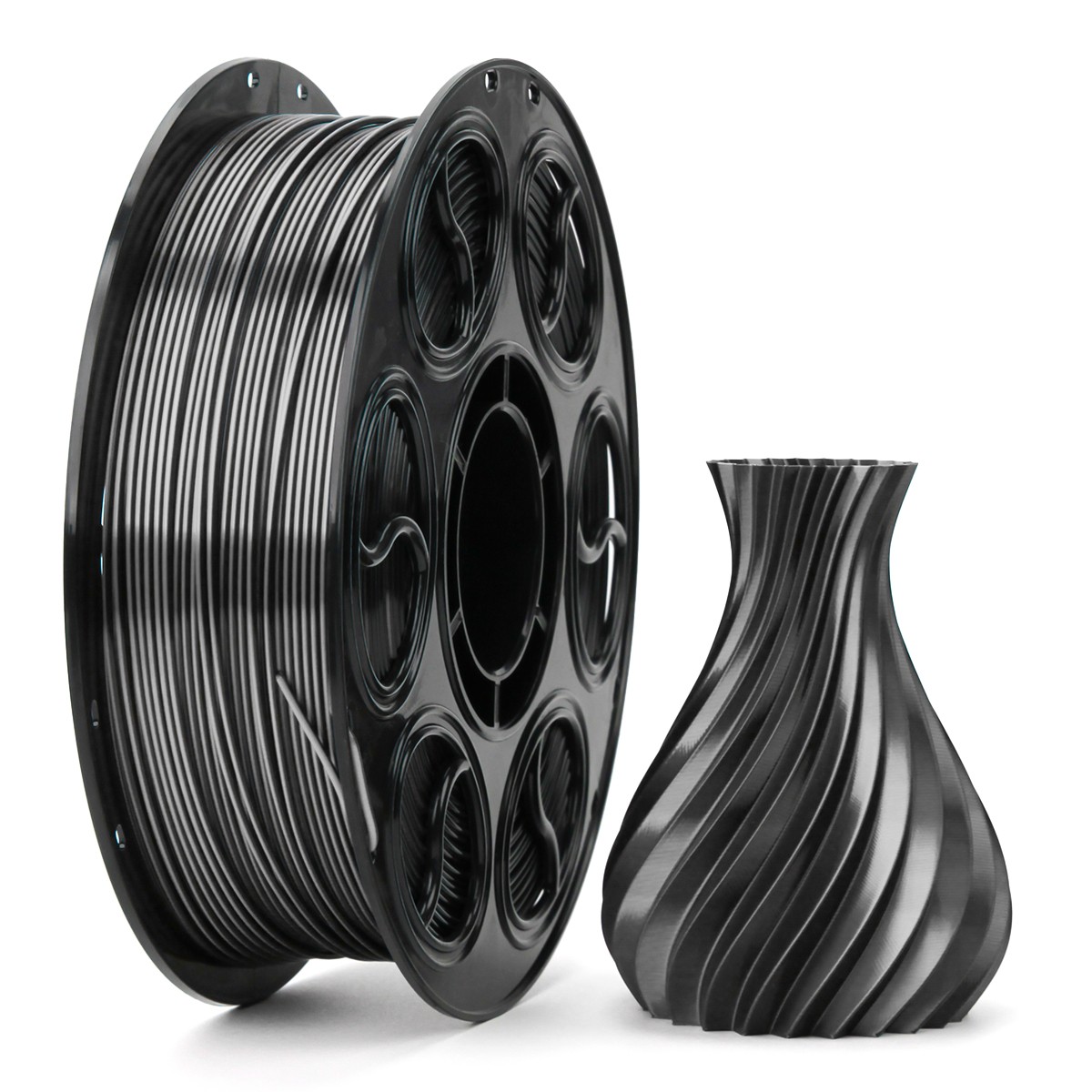 US SHIP-3D Printer Filament PLA Silk 1.75mm 200-300mm/s Hyper PLA Filament 10KG
