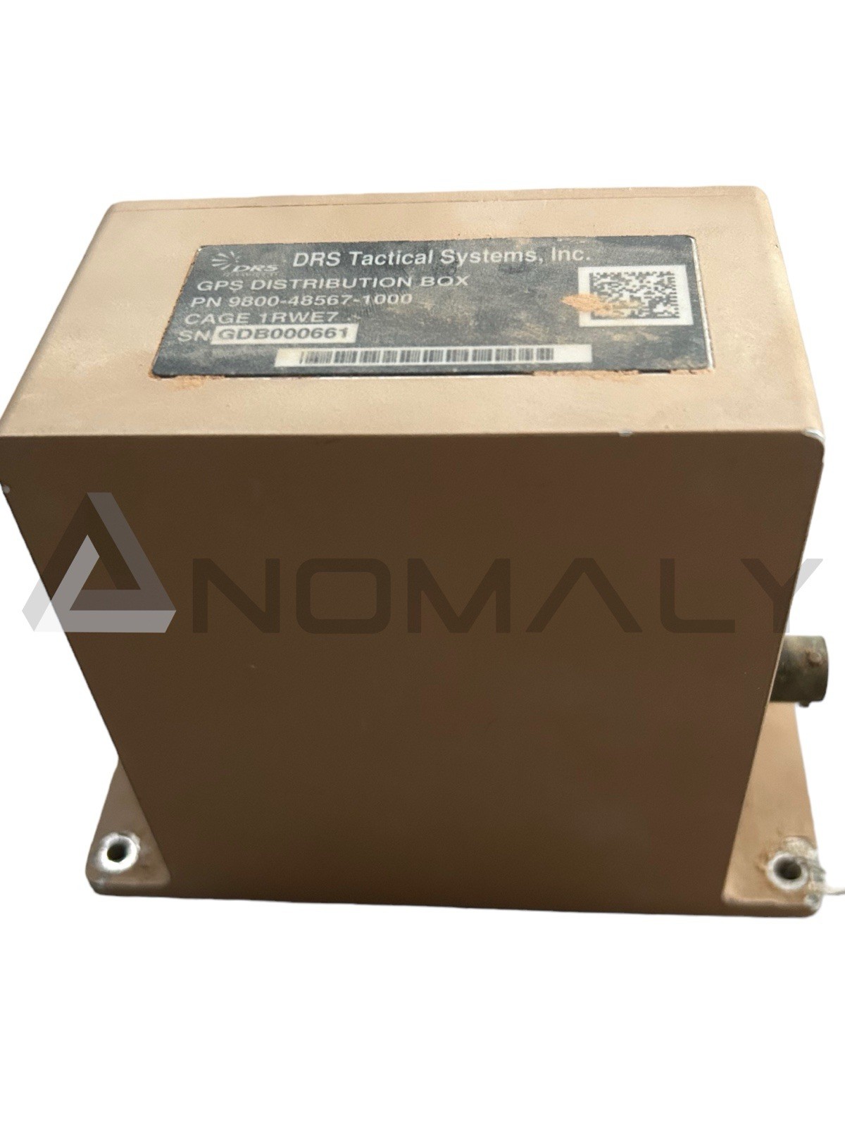 DRS Tactical Systems, GPS Distribution Box, CAGE 1RWE7, NSN 6110-01-698-6107