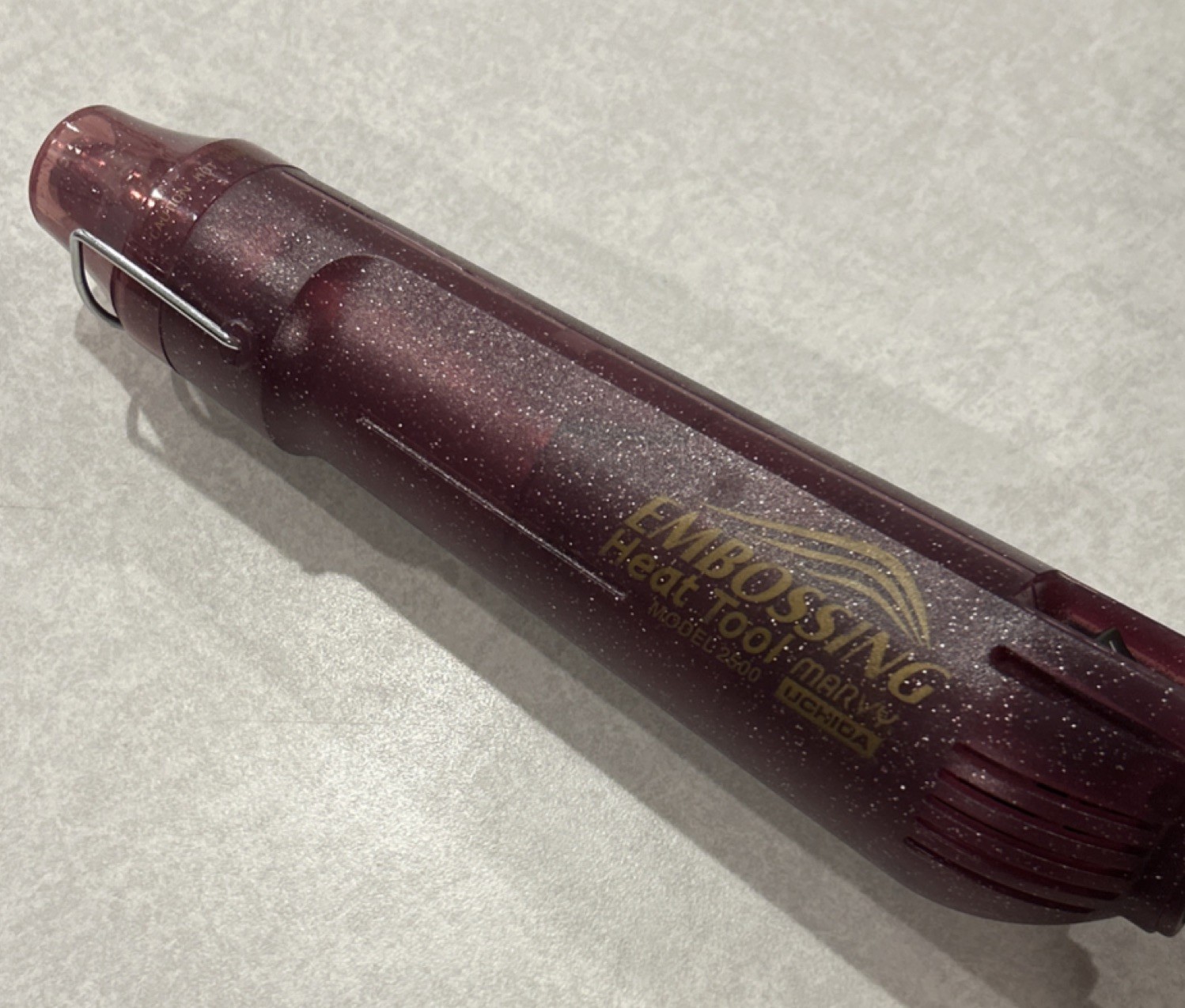 Marvy Uchida Embossing Heat Tool Purple Glitter