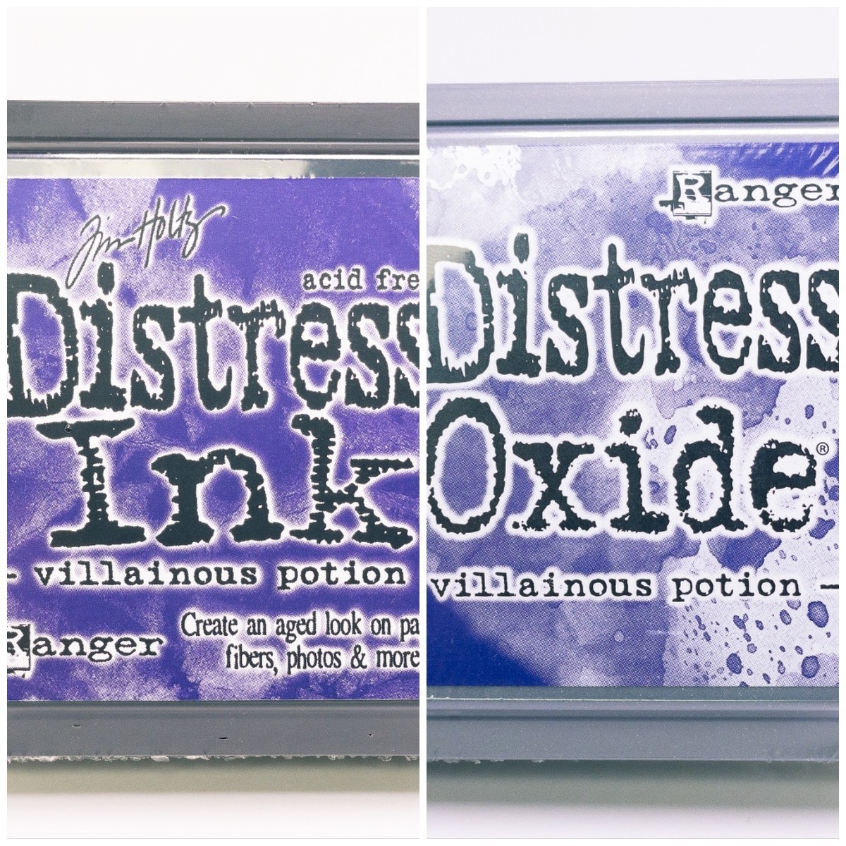 Tim Holtz Distress Ink Villainous Stamp Pad + Oxide Ink Pad Set Ranger