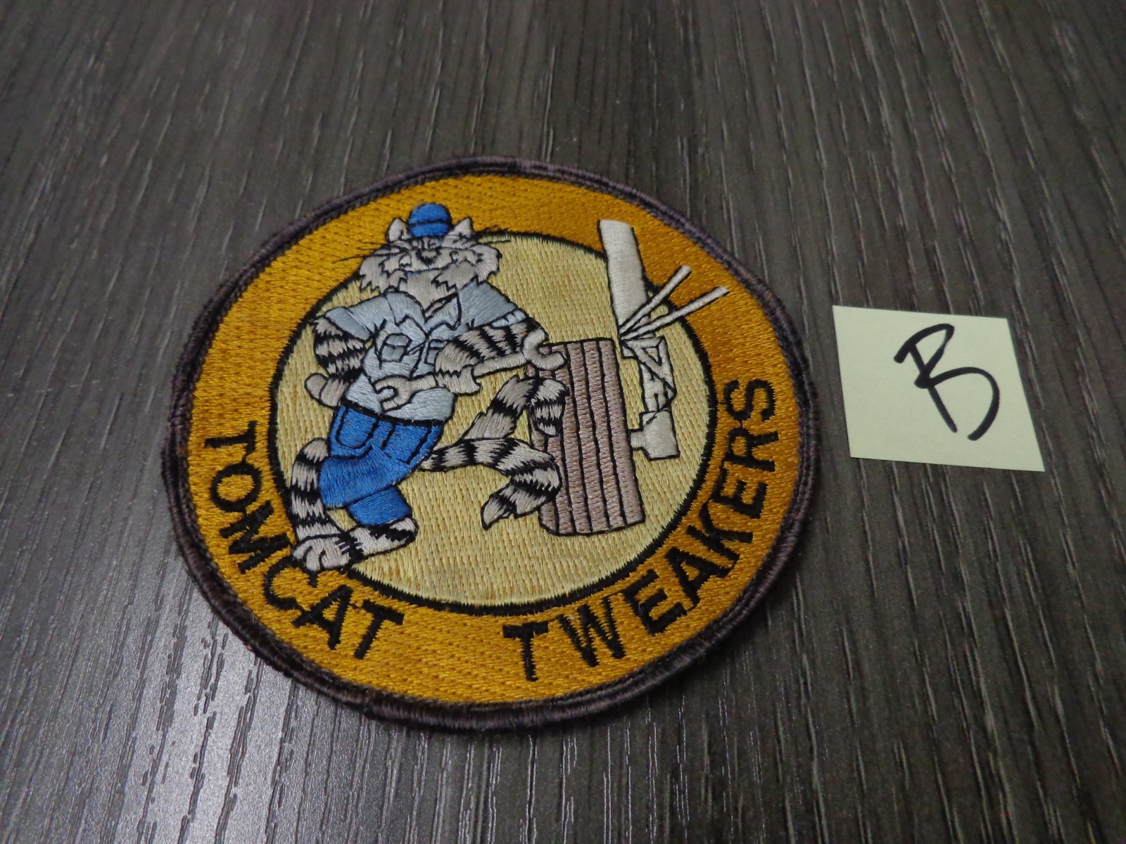 4" NAVY "TOMCAT TWEAKERS" SQUADRON patch Original 1980s b