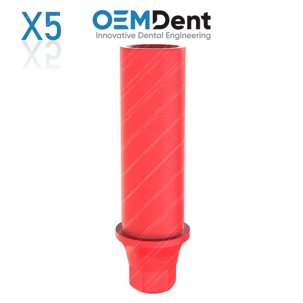 x5 Anti Rotational Castable Abutment Compatible NobelActive®️RP Conical