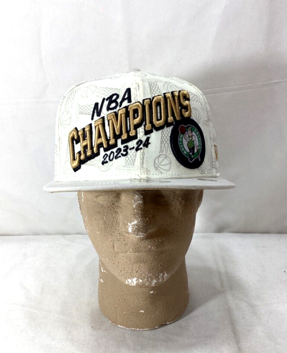 2024 NBA Finals Champions Boston Celtics Hat Cap Locker Room New Era 9Fifty !