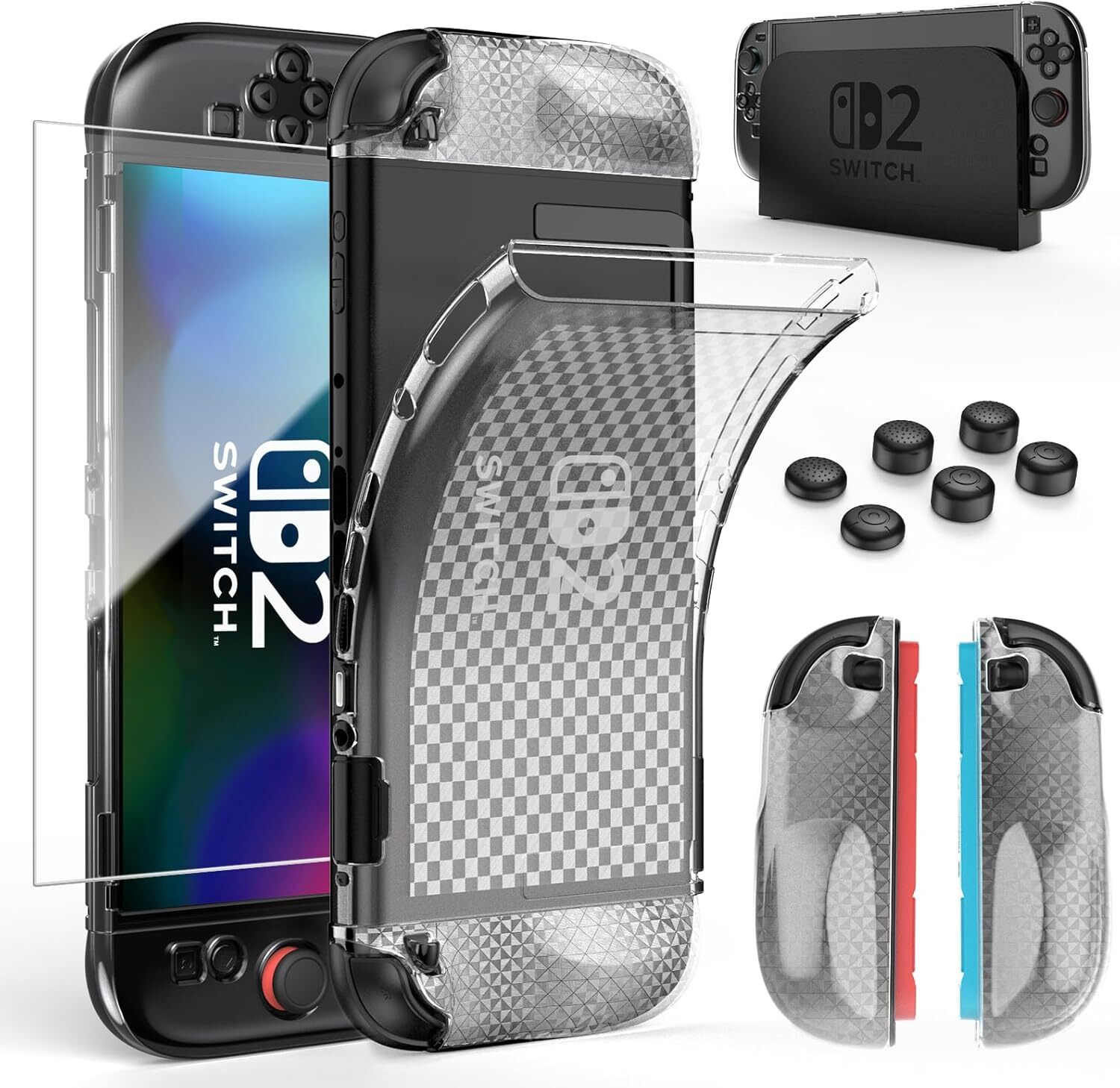 💯Switch 2 Case for Nintendo Switch 2(2025) Switch 2 TPU Protector Case Covers