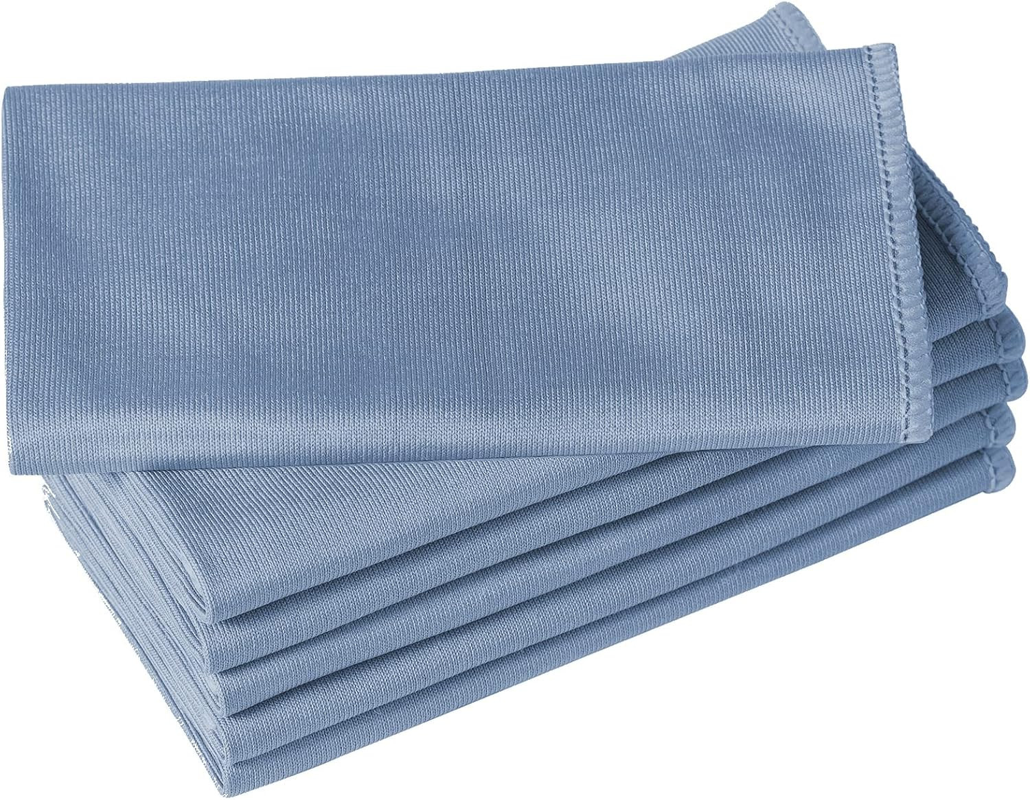 6 Pack Microfiber Glass Cleaning Cloth, 16 Inch X 16 Inch, Lint Free Quickly Cle
