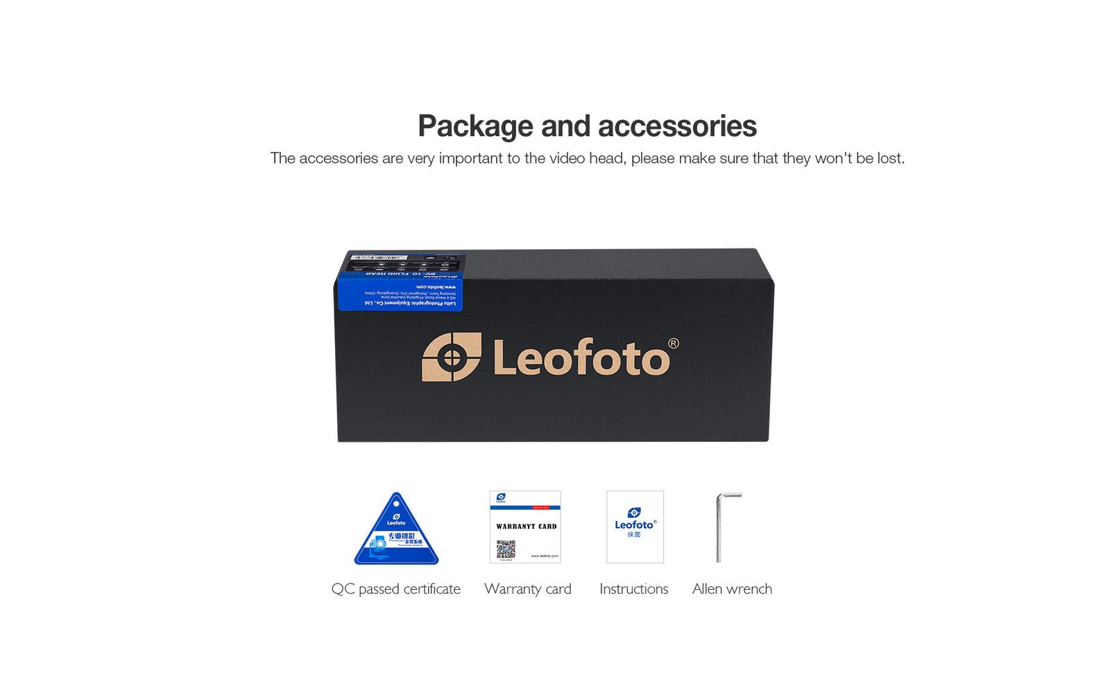 Leofoto BV-10 (Knob Clamp) Fluid Video Head - Arca Standard