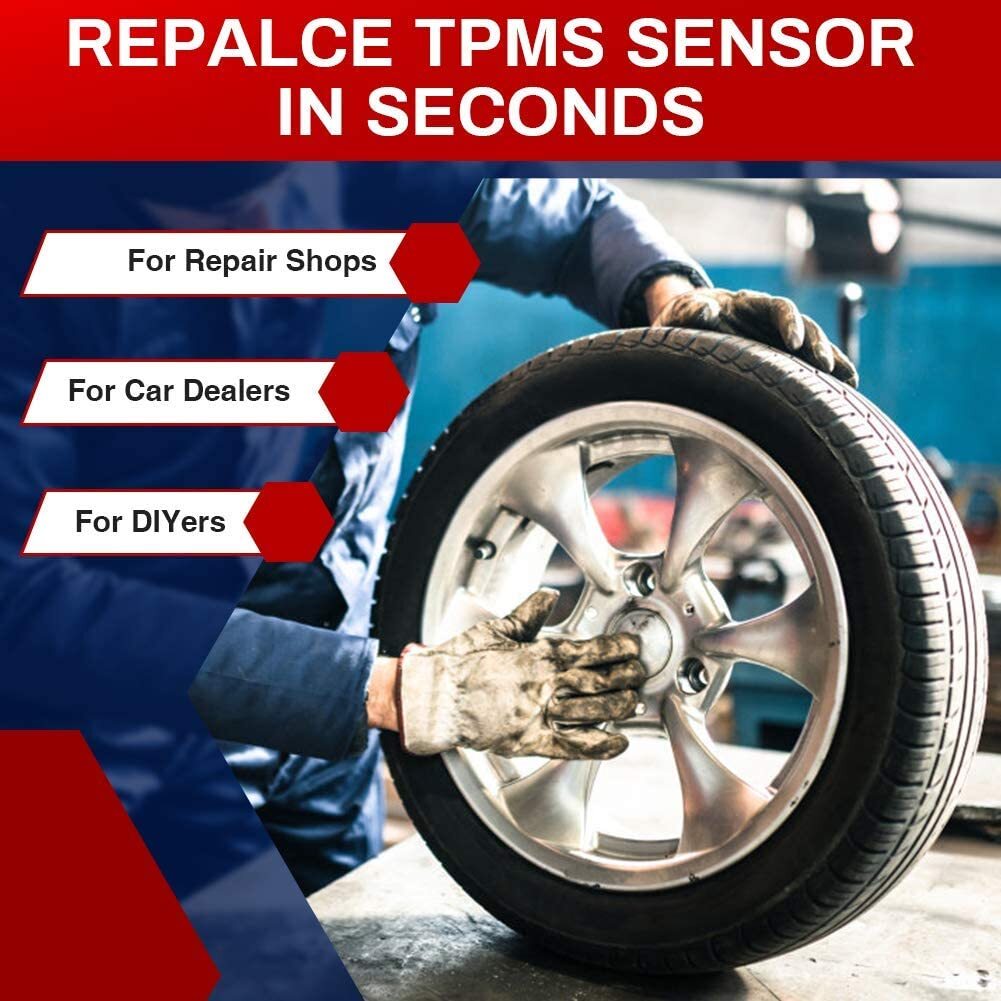 Autel TPMS MX-Sensor 315MHz&433MHz Programmable Universal Tire Pressure Rubber