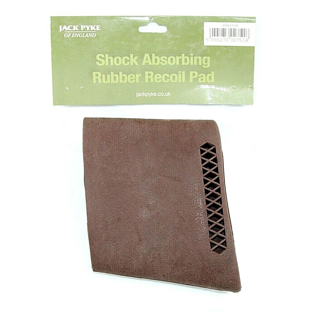 Brown "Jack Pyke" Rubber Pull On Shaft Cap; Kickback Reducer; Recoil Pad