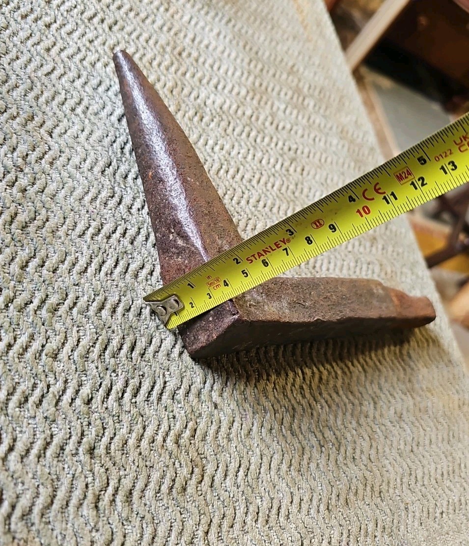 Vintage Blacksmiths Anvil Spike Stake Tool Hardy Hole