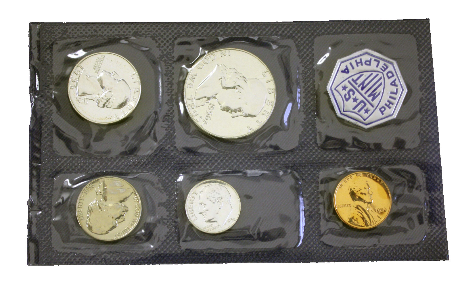 1956 US Mint Proof Set Sealed Flat As Pictured (No Envelope)