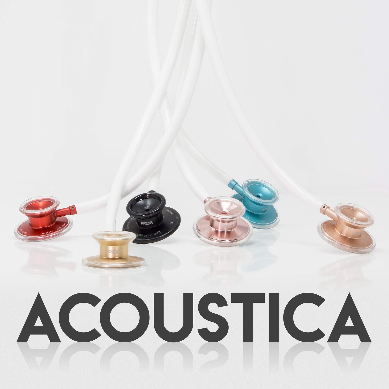MDF Instruments, Acoustica Lightweight Stethoscope for Doctors, Nurses,