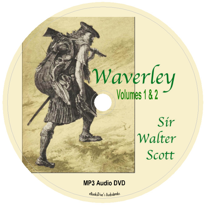 Waverley Vol. I & II Sir Walter Scott Historical Audiobook in 1 MP3 Audio DVD