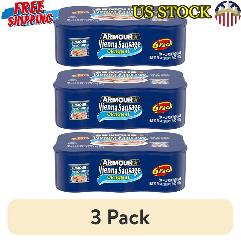 Gluten Free Vienna Sausage Canned Meat Ready To Eat Snack Camping Food Home New