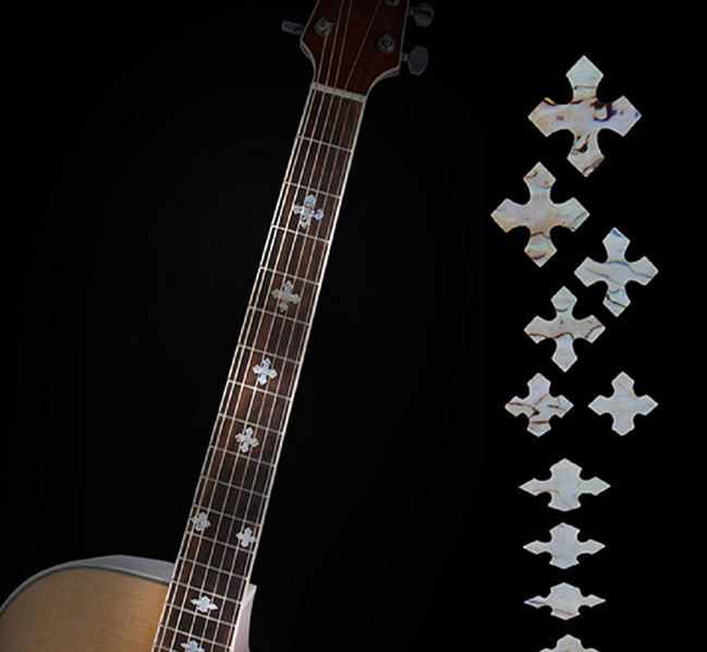 Guitar Inlay Stickers Pearl Cross Decals