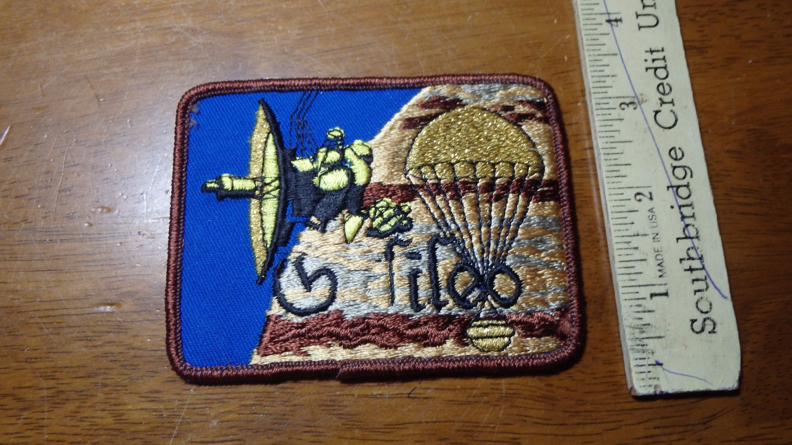 VINTAGE ULTRA LITE HOT AIR BALLOON AIRCRAFT   PATCH BX R #43