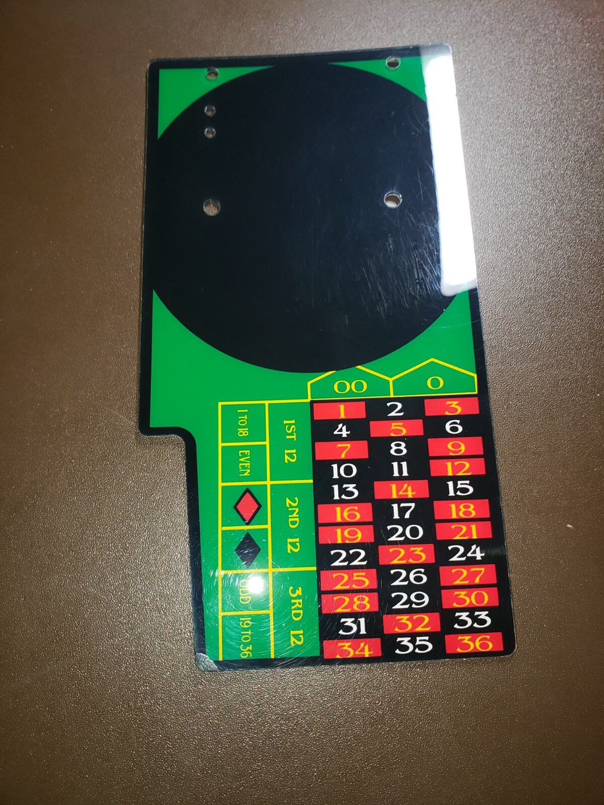 Bally WHO DUNNIT Pinball Plastic