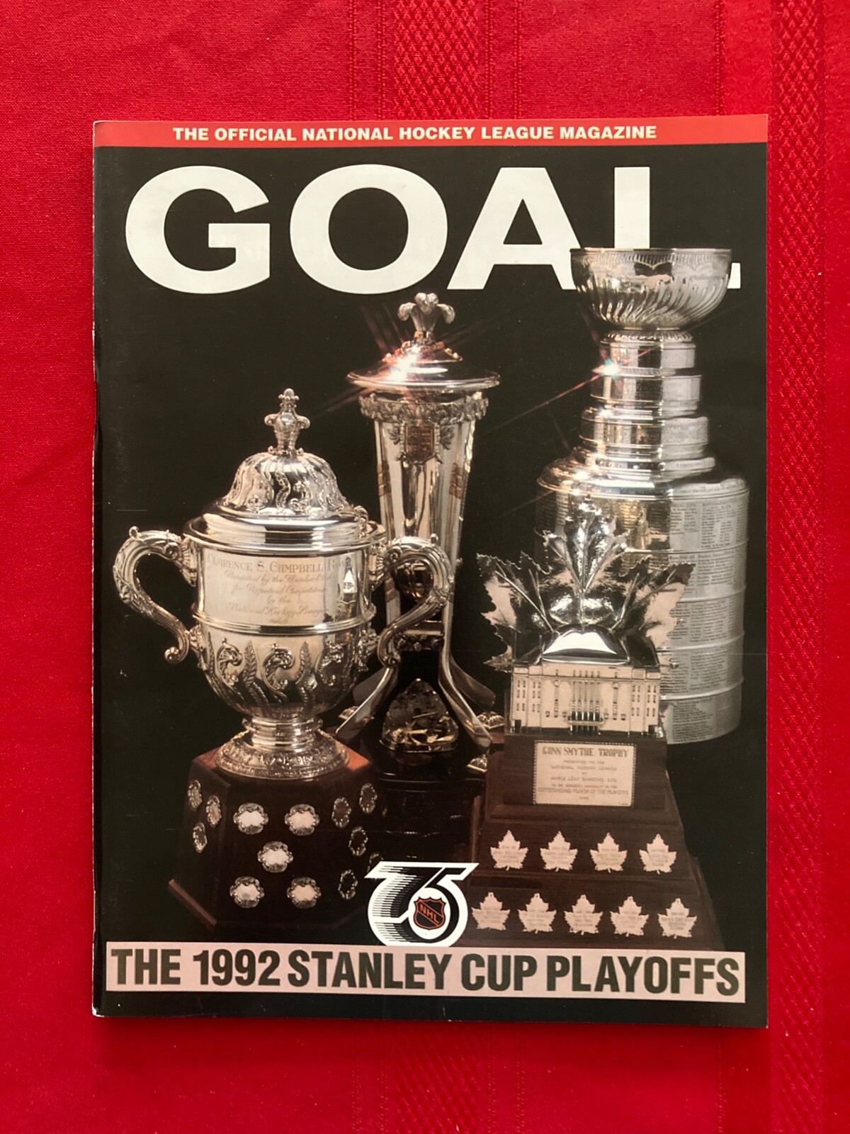 1991-1992 NHL Chicago Blackhawks Stanley Cup Final program / Penguins / Lemieux