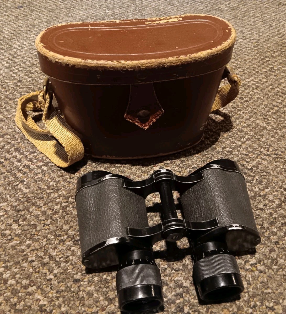 Vtg Fuji Tokyo 8 x 30 8.5* No 5221 Field BIRD WATCHING Binoculars +Org Case Rare