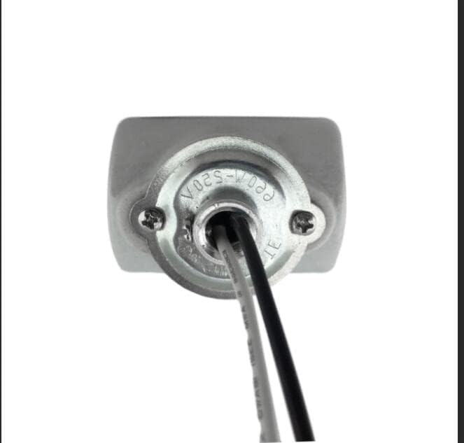 Twin Glazed Porcelain E-26 Socket with Flange Bushing,Porcelain Medium Base E...