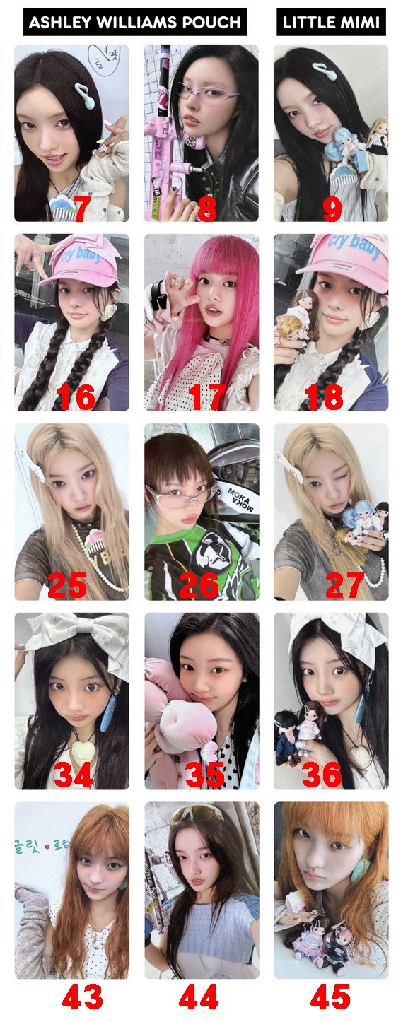 ILLIT NOT CUTE ANYMORE Album genuine Official WEVERSE/ASHLEY PHOTOCARD KPOP 아일릿