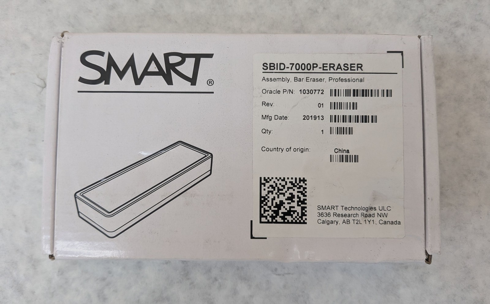 SMART SBID-7000P Bar Eraser for Smartboard 1030772