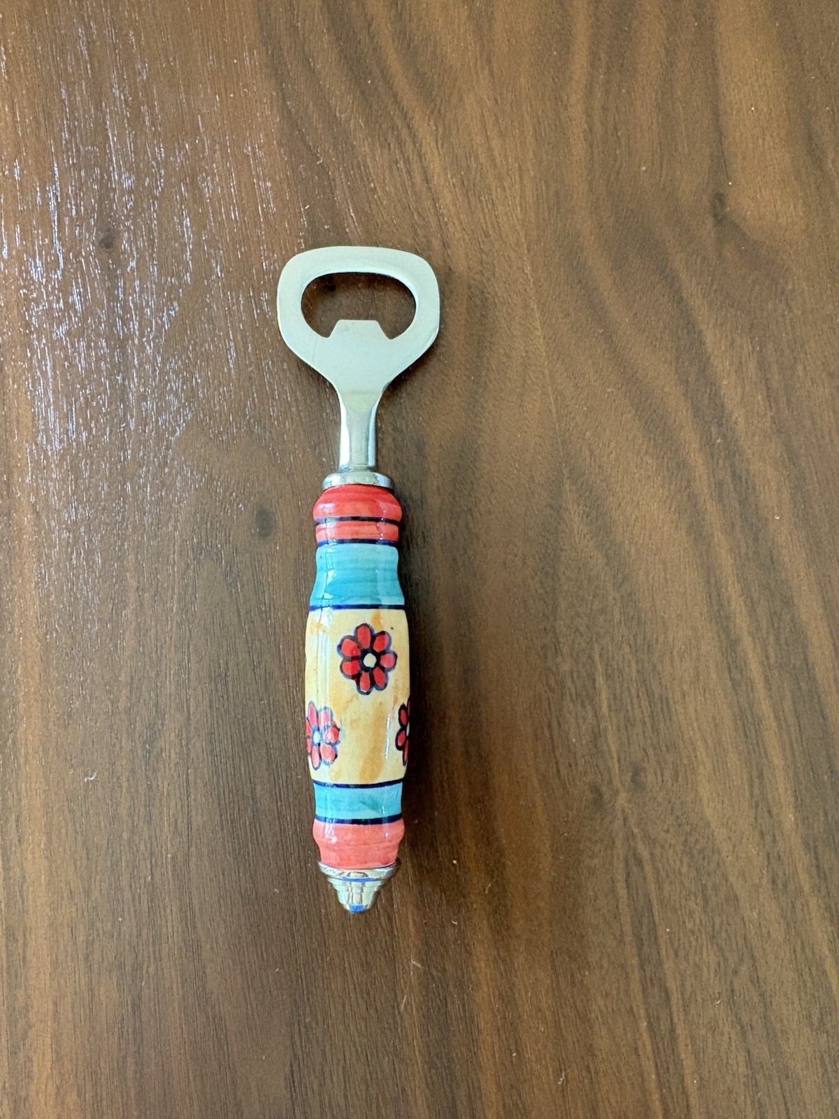 Polish pottery bottle opener