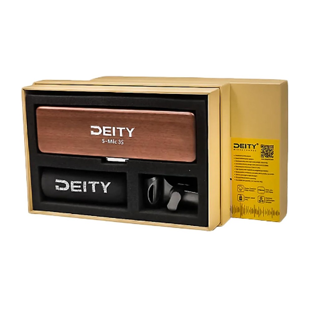 Deity S-Mic 3S Super-Cardioid Shotgun Broadcast Mic Microphone for DSLR Camera
