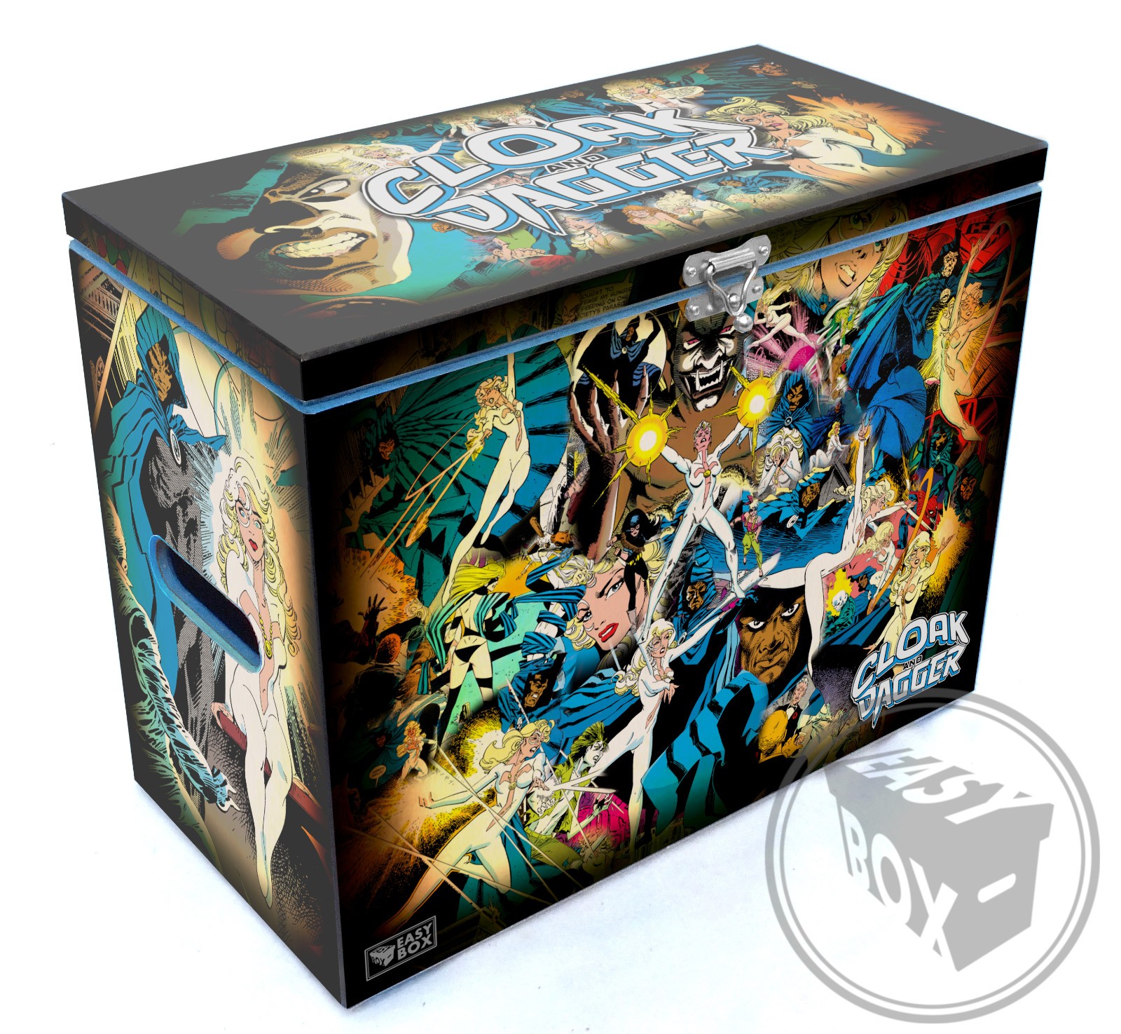 Cloak and Dagger - Large Comic Book Hard Storage Box Chest MDF