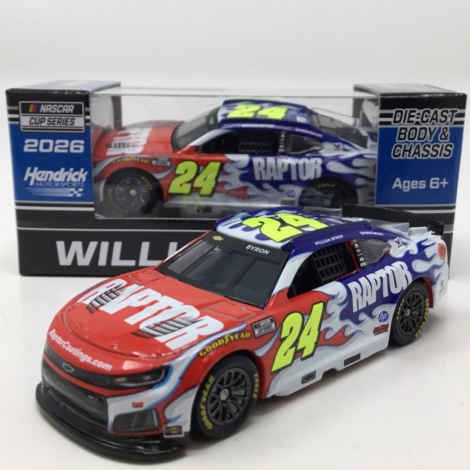 William Byron 2026 Raptor 1:64 Diecast