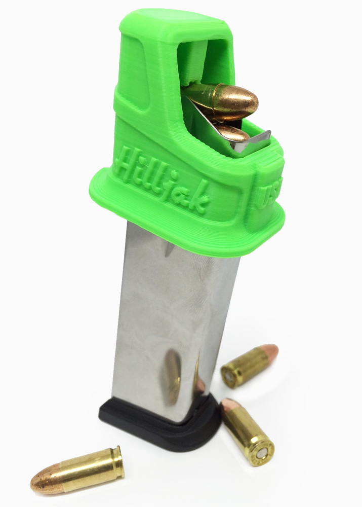 Kel-Tec P-11 9mm Double-Stack Speed Loader By Hilljak QL9Y, Neon Green