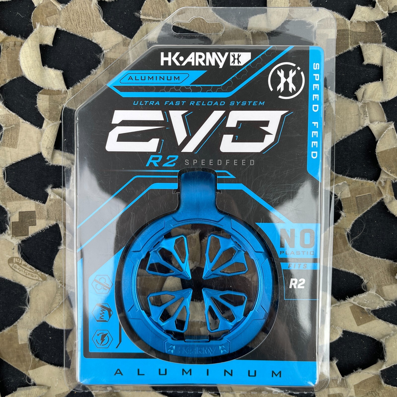 NEW HK Army EVO R2 Metal Speed Feed - Blue